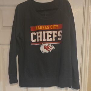 NFL Kansas City Chiefs Gray Long Sleeve Tee